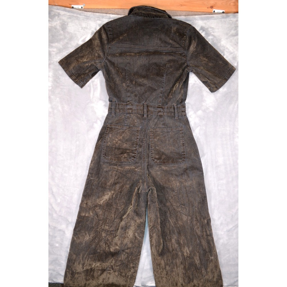 Universal Thread Dark Gray Heavy Denim Jumpsuit W… - image 8